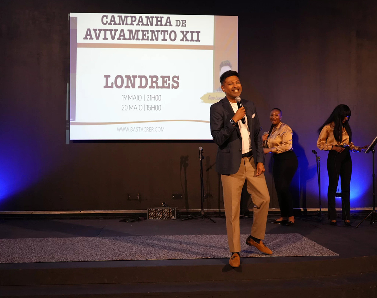 Campanha de Avivamento, Londres, Maio – Bispo Leonardo