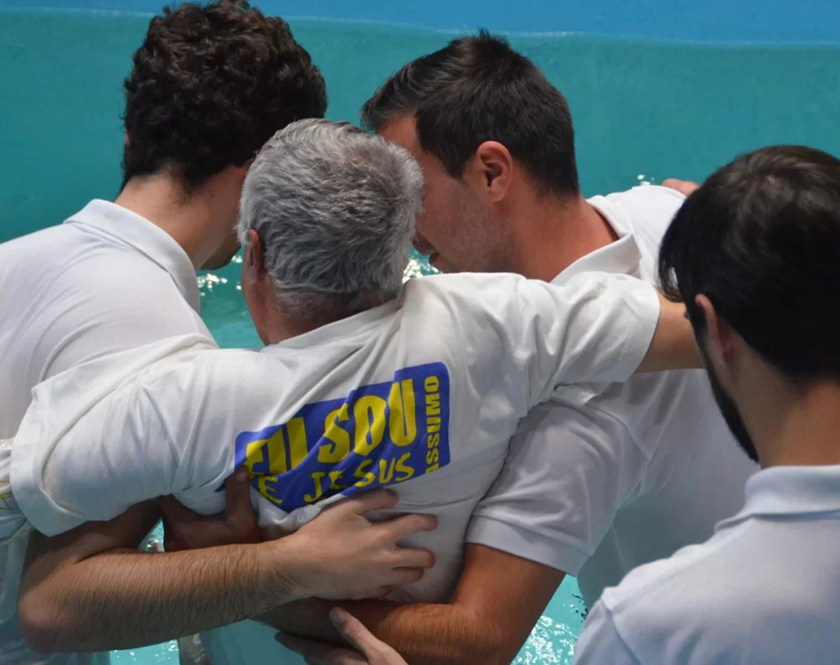 Batismo nas águas em Alvalade – Maio – 2018