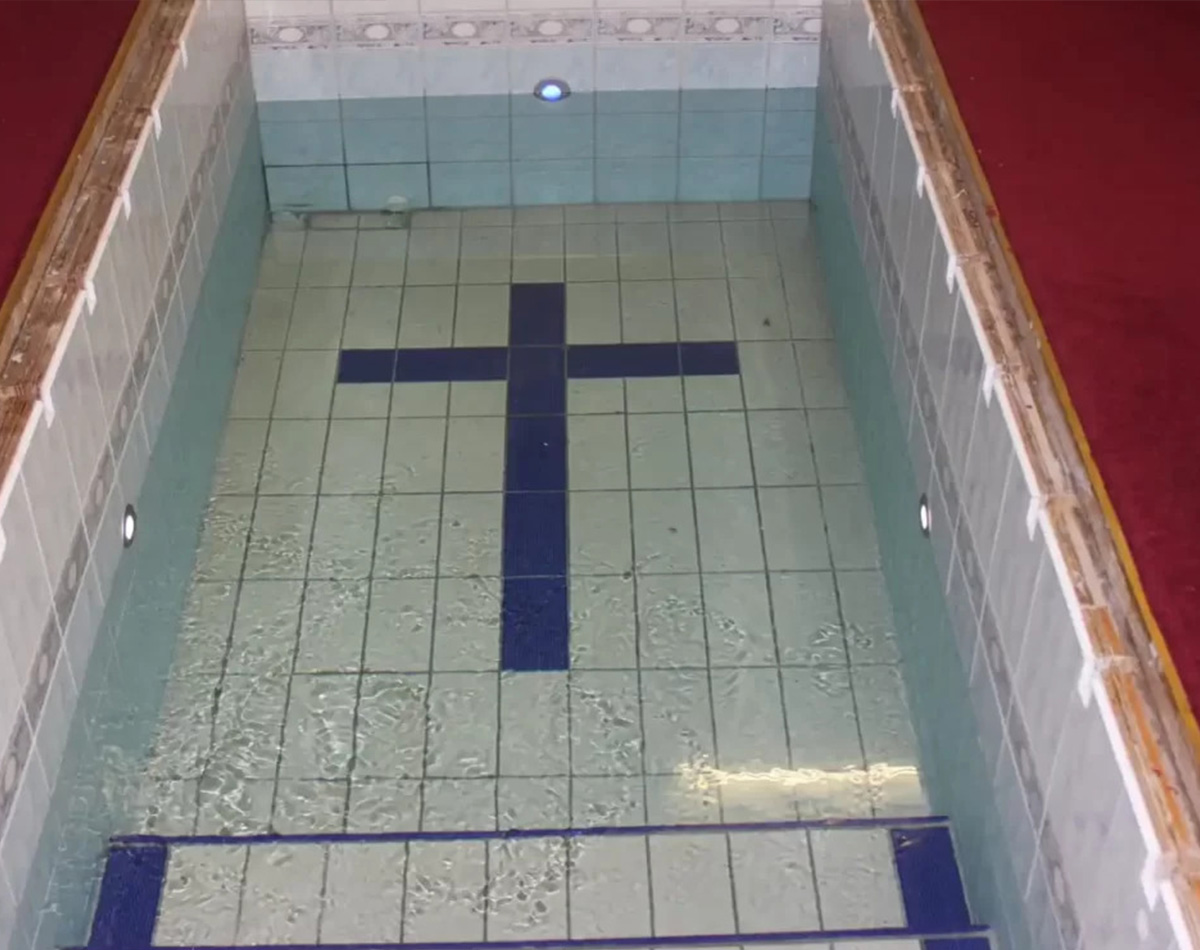 Batismo nas águas em Inglaterra