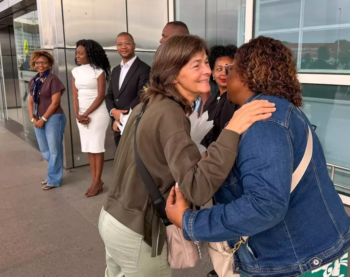 Chegada Bispa Christel – Moçambique