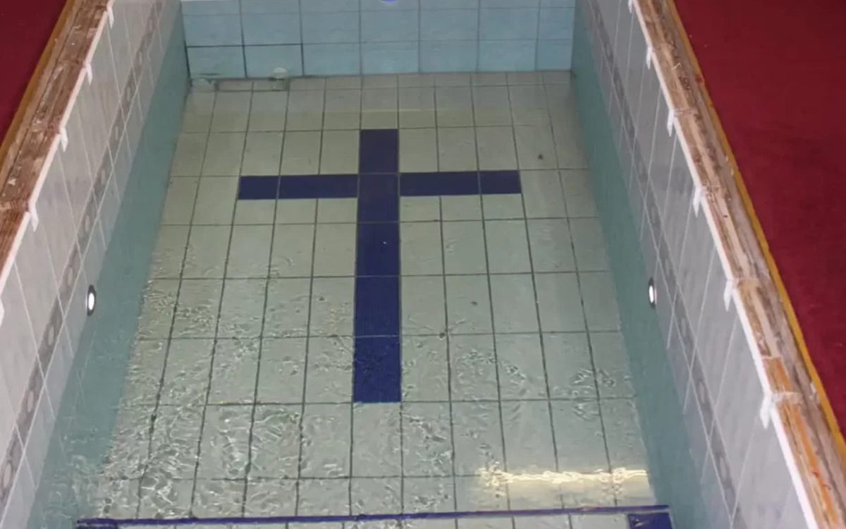 Batismo nas águas em Inglaterra