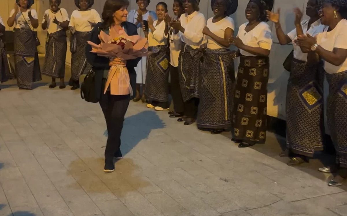 Chegada Luanda