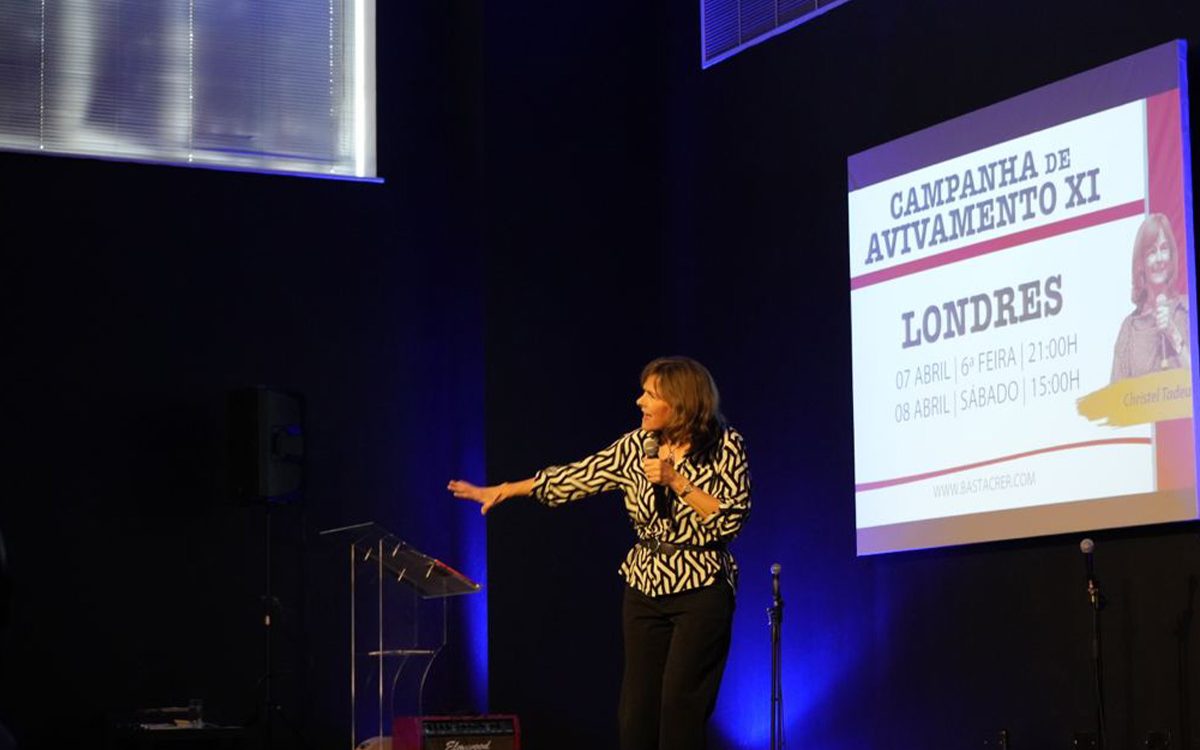 Evento Londres – Campanha de Avivamento Bsp Christel Abril 2023